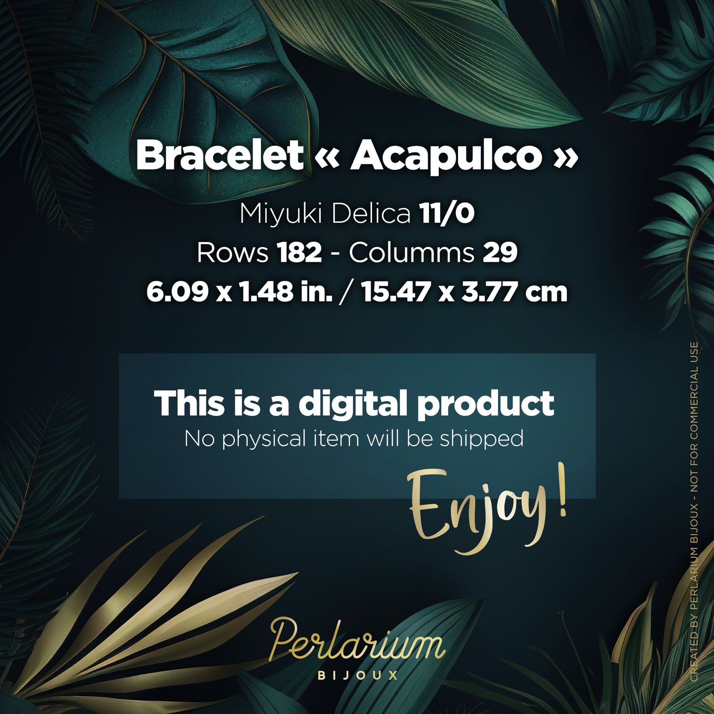 Diagramme PDF Bracelet Acapulco