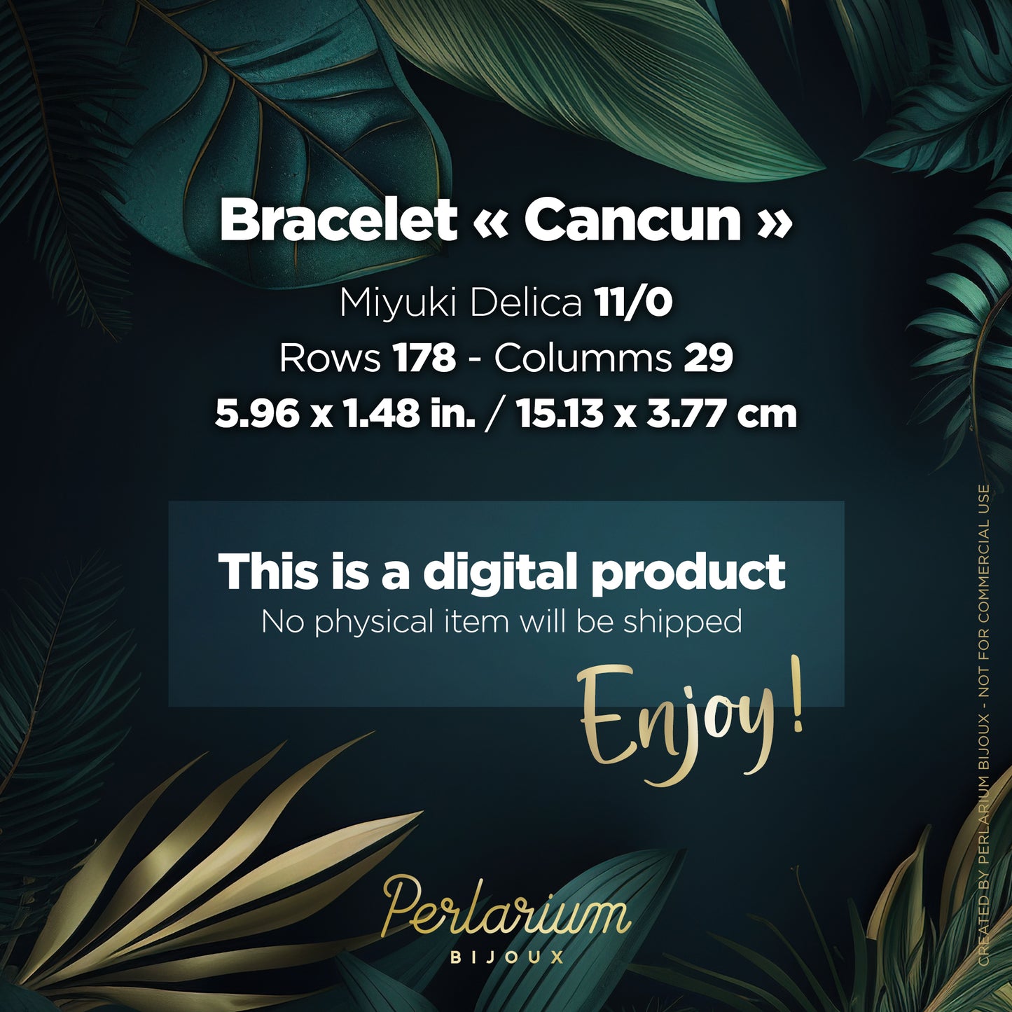 Diagramme PDF Bracelet Cancun