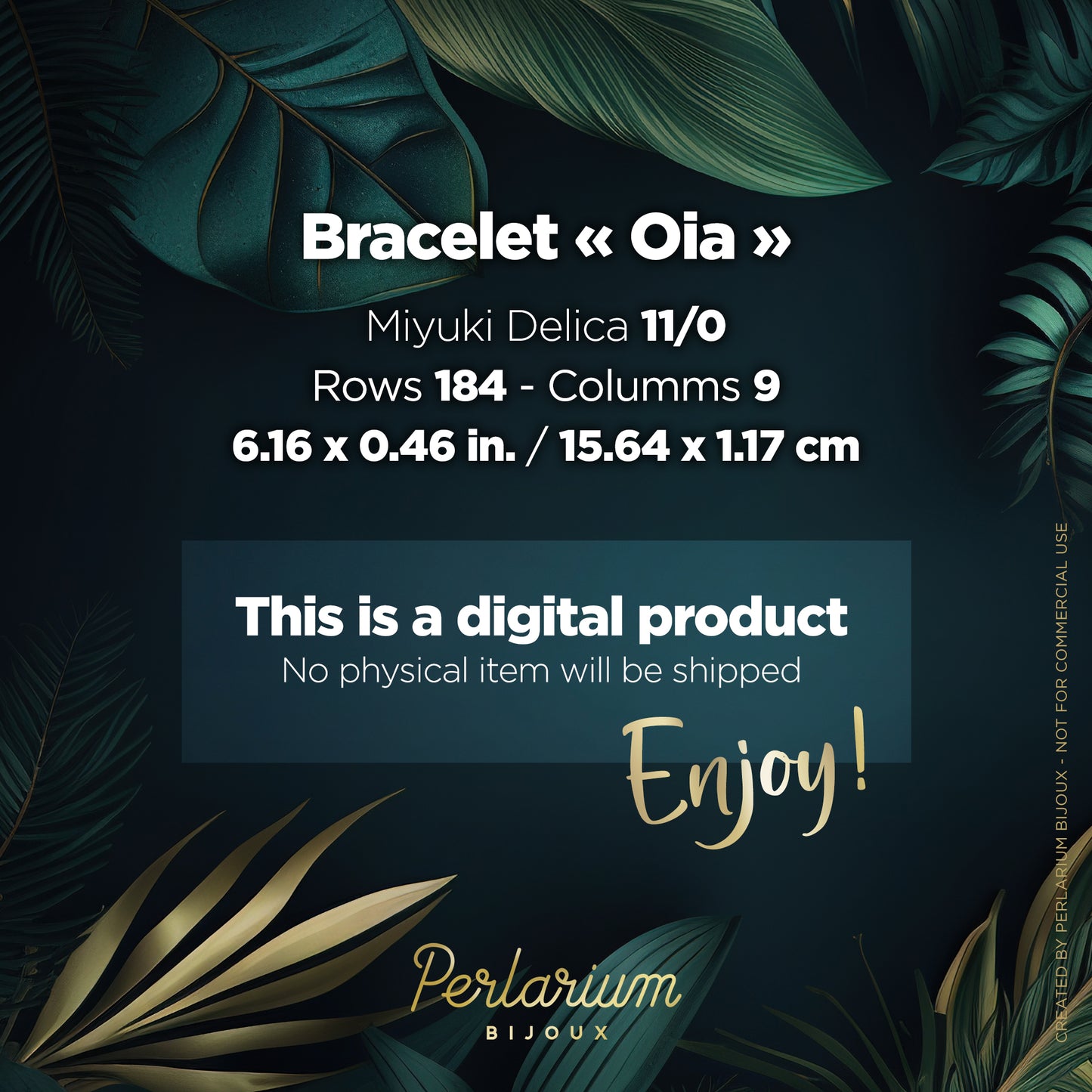 Diagramme PDF Bracelet Oia