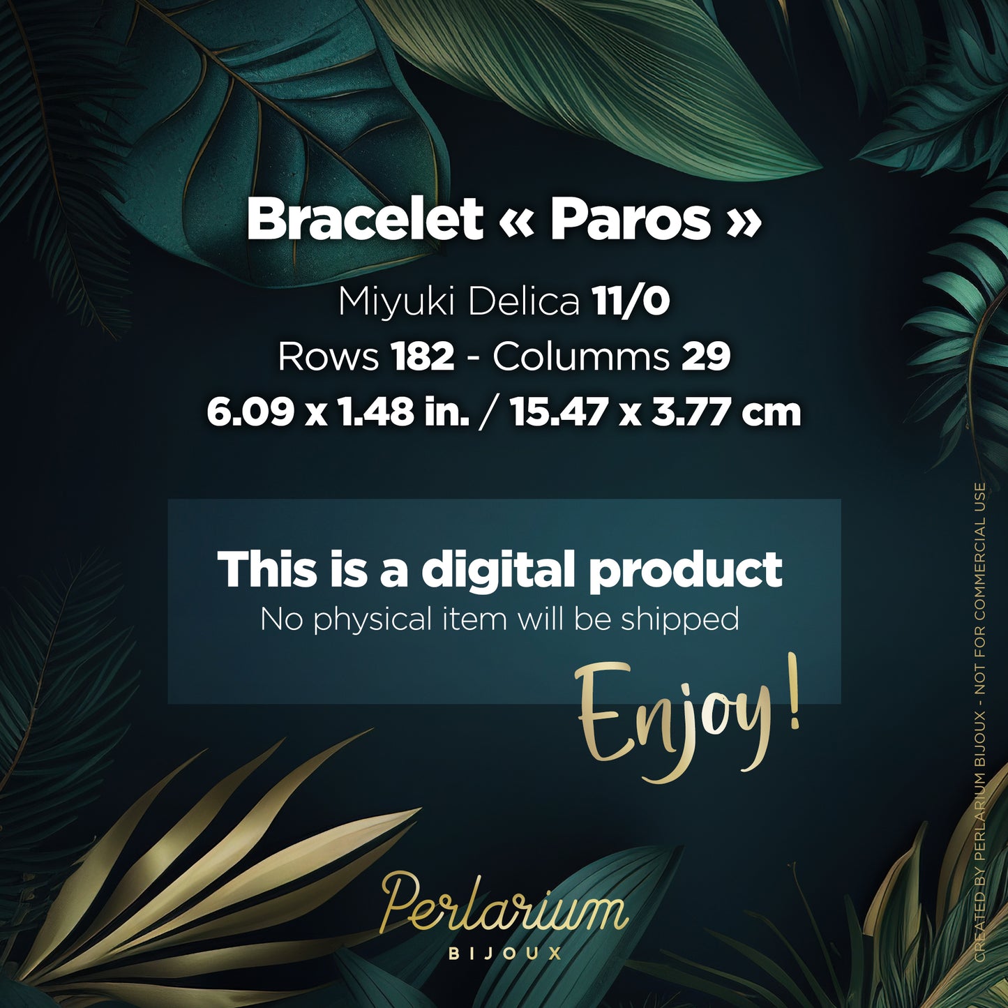 Diagramme PDF Bracelet Paros