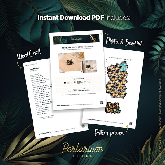 Diagramme PDF Brick Stitch Must Have