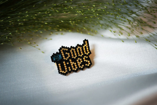 Broche Good Vibes