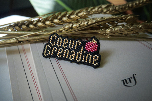 Broche Cœur Grenadine