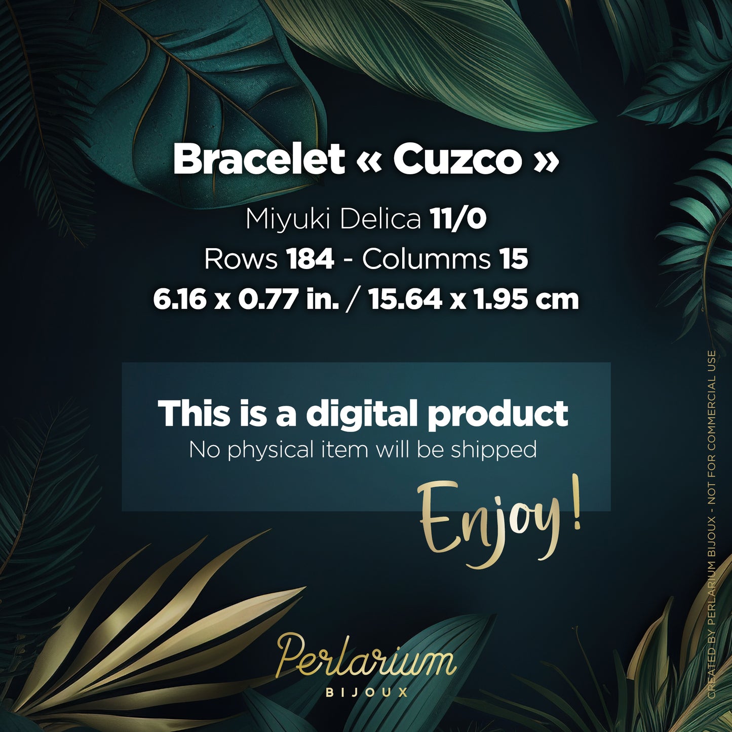 Diagramme PDF Bracelet Cuzco