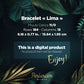 Diagramme PDF Bracelet Lima