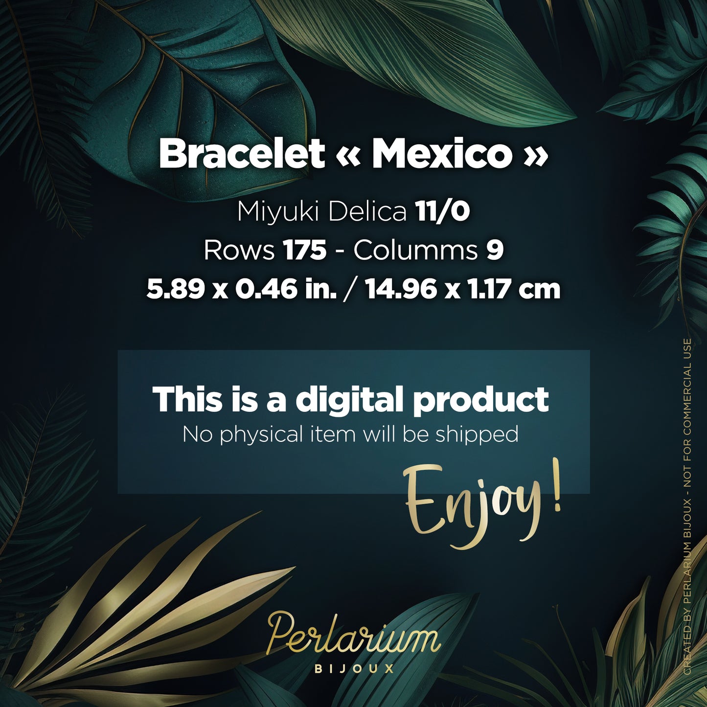 Diagramme PDF Bracelet Mexico