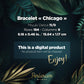 Diagramme PDF Bracelet Chicago