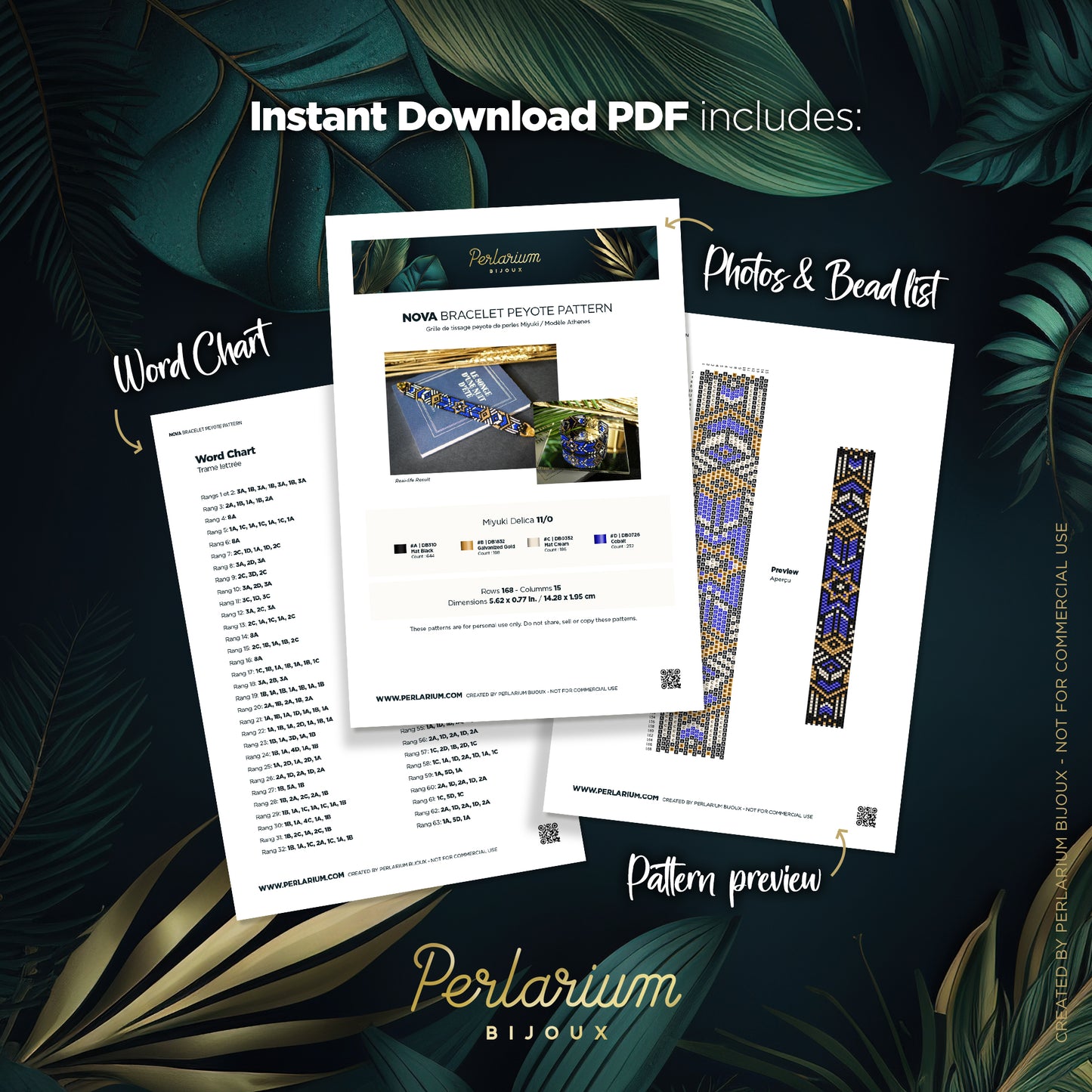 Diagramme PDF Bracelet Nova