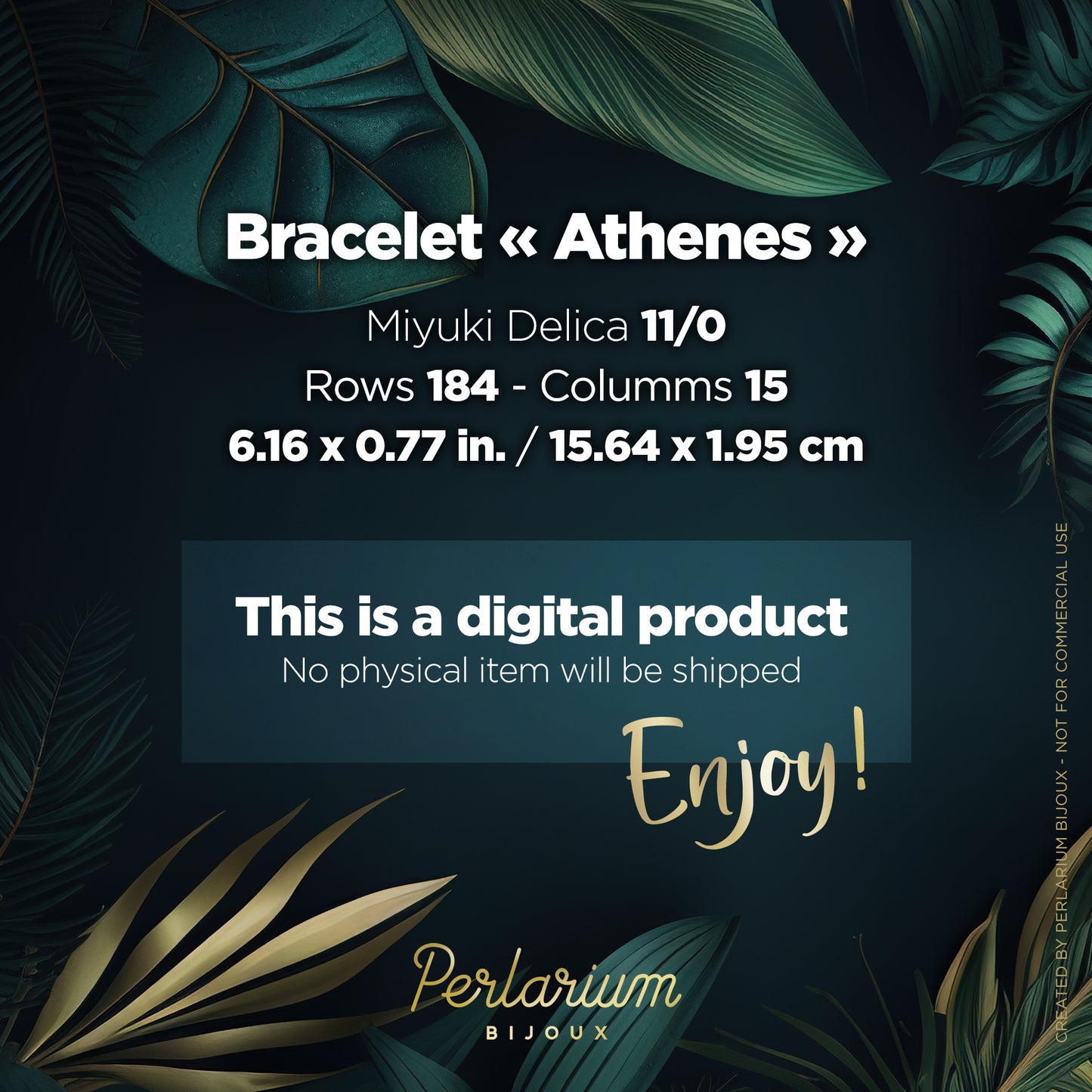 Diagramme PDF Bracelet Athenes