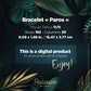 Diagramme PDF Bracelet Paros