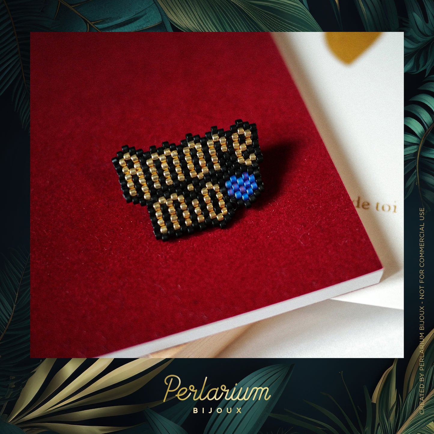 Diagramme PDF Brick Stitch Amore Mio