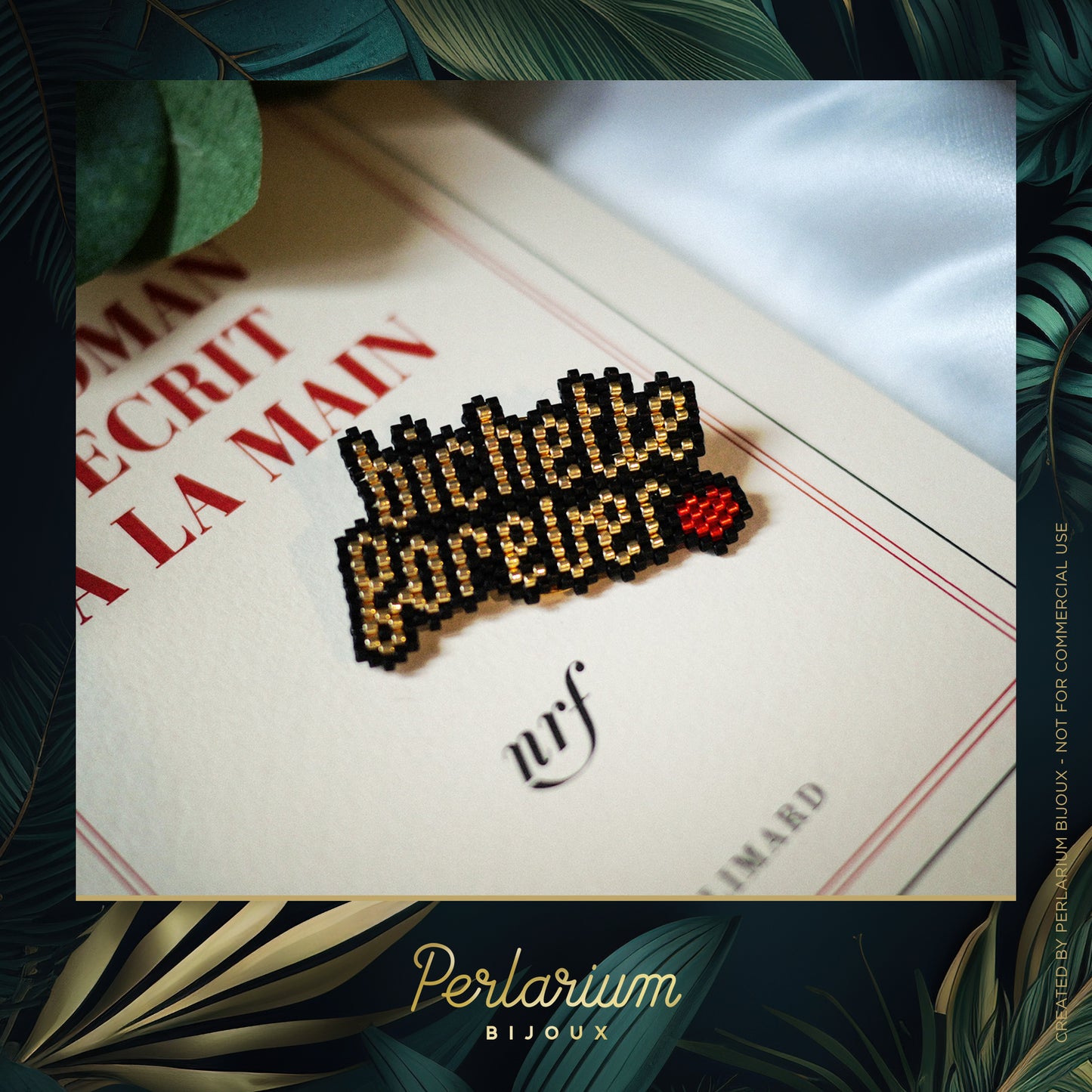Diagramme PDF Brick Stitch Bichette Forever