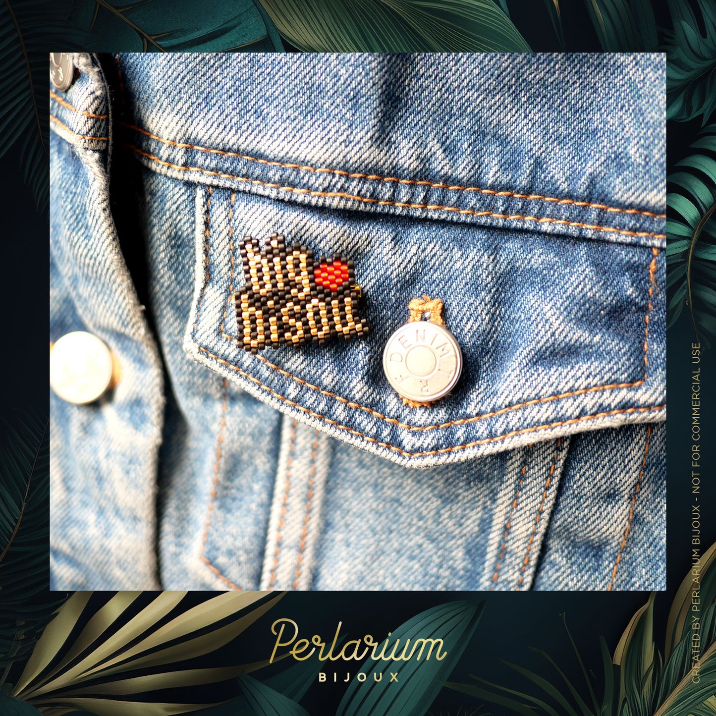 Diagramme PDF Brick Stitch Big Bisou