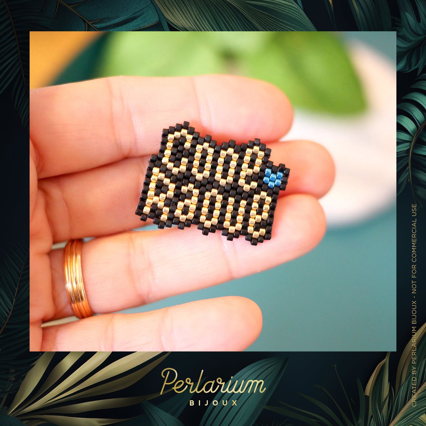 Diagramme PDF Brick Stitch Cool Raoul