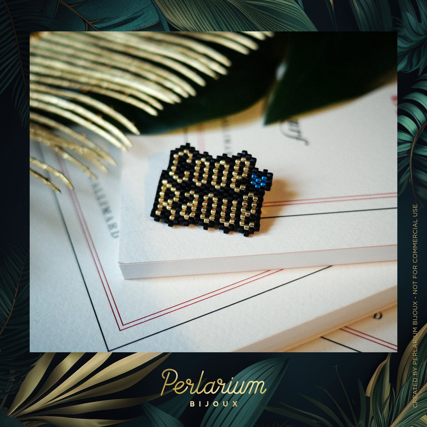 Diagramme PDF Brick Stitch Cool Raoul