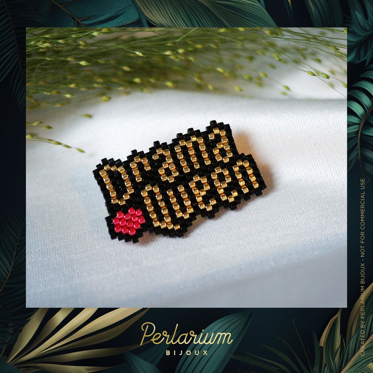 Diagramme PDF Brick Stitch Drama Queen