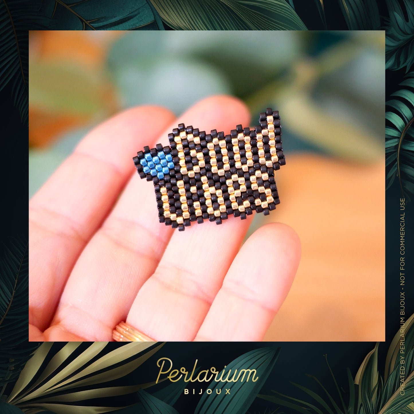 Diagramme PDF Brick Stitch Good Vibes