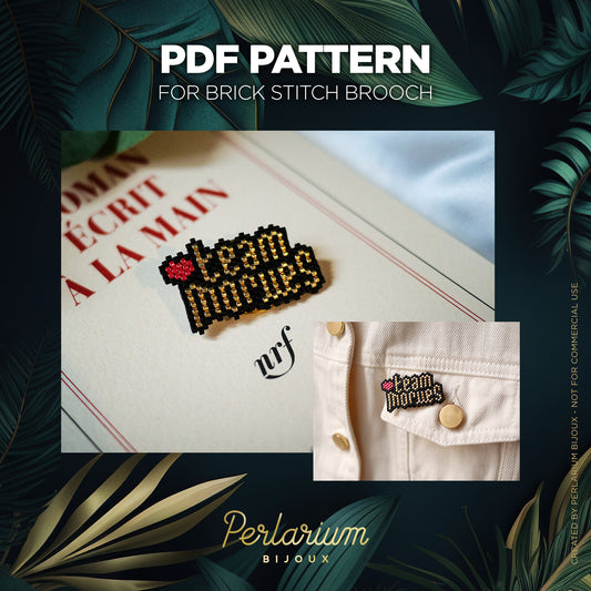 Diagramme PDF Brick Stitch Team Morues