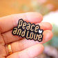 Broche Peace & Love