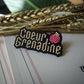Broche Cœur Grenadine
