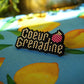 Broche Cœur Grenadine