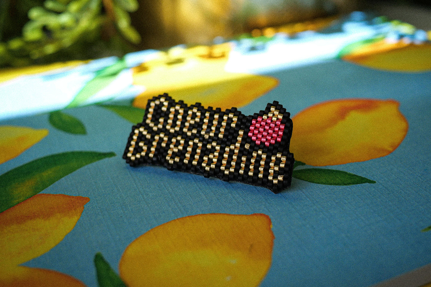 Broche Cœur Grenadine