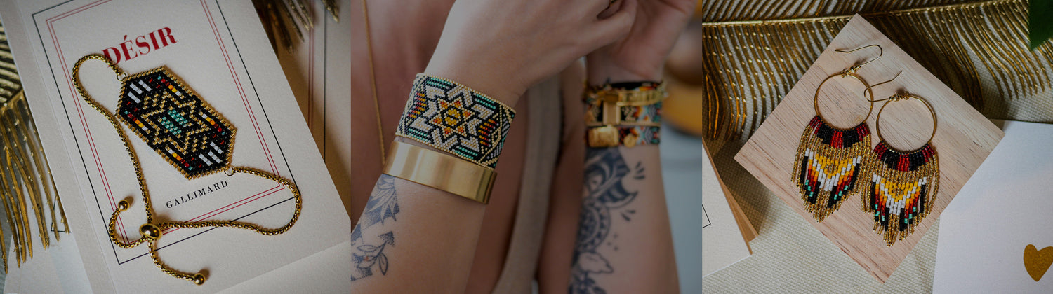 perlarium bijoux slideshow collection azteque perles miyuki